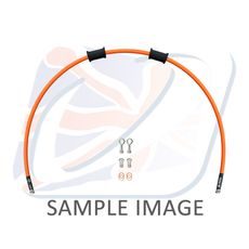Set prednjih zavornih cevi Venhill POWERHOSEPLUS BMW-10008FS-OR (1 cev v kompletu) Orange hoses, stainless steel fittings