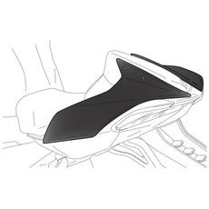 Rear seat cowls PUIG 20706J matt black