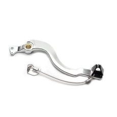 Brake pedal MOTION STUFF 83P-0021002 silver body, black steel fixed tip Steel Fixed Tip