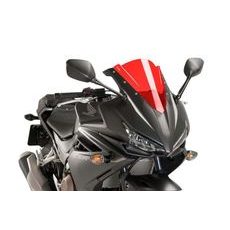 Windscreen PUIG RACING 8903R rdeč