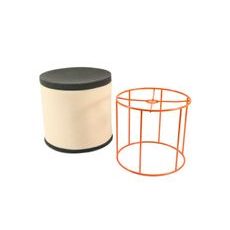 Zračni filter TwinAir 158270P (Flame Retardent) with wire cage