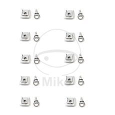 Fairing fastener dzus JMP 14mm srebrna