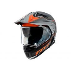Off road helmet MT Helmets SYNCHRONY DUO SPORT SV PATROL B4 MATT ORANGE M