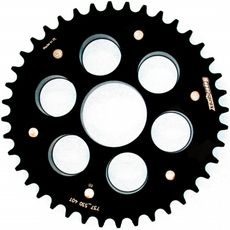 Rear sprocket STEALTH with alloy disc SUPERSPROX STEALTH with alloy disc RSA-737_530:40-BLK Črn 40T, 520