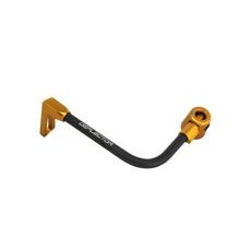 Lever guard ACCOSSATO DE002 with black hose and joint left, aluminium