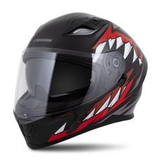 Integralna čelada CASSIDA Orbit Strix red, gray, white, black XL