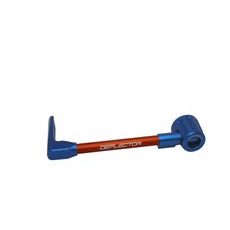 Lever guard ACCOSSATO DE002 with orange hose and joint left, aluminium