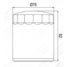 Oljni filter CHAMPION COF071B 100609975