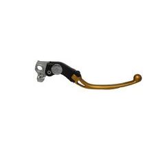Adjustable folding lever ACCOSSATO LV011 in aluminium for original brake master cylinders zlata