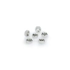 Nuts PUIG ANODIZED 0763P srebrna M5 (6pcs)