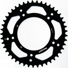 Aluminijasti zadnji verižnik (zobnik) SUPERSPROX RAL-28:45-BLK črna 45T, 520
