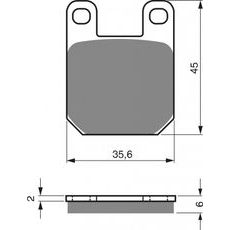 Zavorne obloge GOLDFREN 121 S33 STREET FRONT