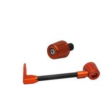Lever guard in carbon + right end ACCOSSATO DE010 with black hose and joint levi