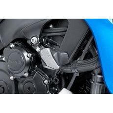 Spare rubber end protector PUIG R12 6378U siva