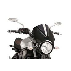 Windshield PUIG RETROVISION 9561F carbon look dark smoke