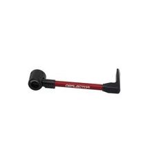 Lever guard ACCOSSATO DE001 with red hose and joint right, aluminium