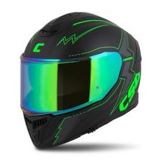 Integralna čelada CASSIDA Integral GT 2.1 Flash matt black/ fluo green/ dark grey M