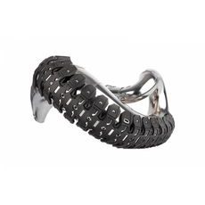 Exhaust pipe guard POLISPORT ARMADILLO 8469200001 Črn