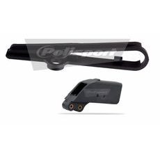 Chain guide / slider / sliding piece kit POLISPORT 90587 črna