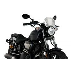 Windshield PUIG FRONTAL PLATE 3813P Srebrna aluminium