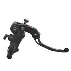 Radial brake master cylinder ACCOSSATO PC014 19 x 20 with folding lever,black
