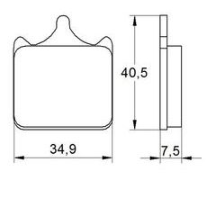 Zavorne obloge ACCOSSATO AGPA112 OR