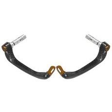 Lever guard ACCOSSATO "Ultra-Light" DE013 with gold eyelet and insert right + left, carbon
