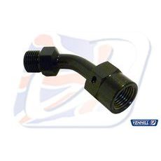 Swivel joint Venhill POWERHOSEPLUS E645/BLACK 45 deg 1/8TH BSP črna