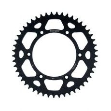 Aluminijasti zadnji verižnik (zobnik) SUPERSPROX RAL-244:49-BLK črna 49T, 520