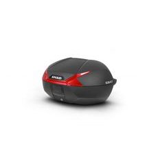 Kovček ( Top case ) SHAD SH47 D0B47206 black/red