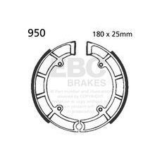 Brake shoe set EBC 950
