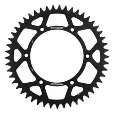 Aluminijasti zadnji verižnik (zobnik) SUPERSPROX RAL-245/2:49-BLK črna 49T, 520