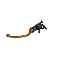 Adjustable folding lever ACCOSSATO LV014 in aluminium for original clutch master cylinders zlata