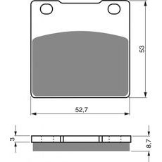 Zavorne obloge GOLDFREN 016 S3