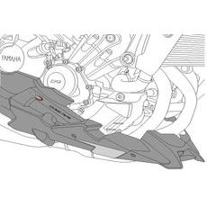 Engine spoiler PUIG 21481N črna