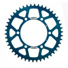 Aluminijasti zadnji verižnik (zobnik) SUPERSPROX RAL-480:46-BLU moder 46T, 525