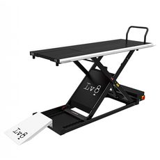 Motorcycle lift LV8 GOLDRAKE 400 FLOOR VERSION EG400E.W with electro-hydraulic unit (black and white RAL 9016)