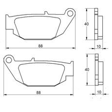 Zavorne obloge ACCOSSATO AGPP181 OR