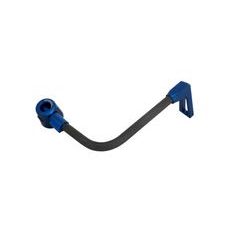 Lever guard ACCOSSATO DE006 with black hose and joint right, carbon