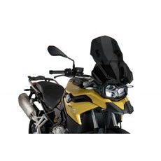 Windscreen PUIG RACING WITH SUPPORT + PROTECTION 3178F dark smoke
