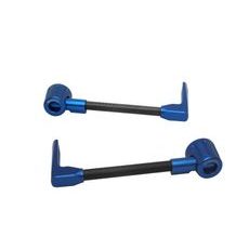 Lever guard ACCOSSATO DE008 with black hose and joint right + left, carbon