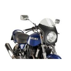 Windshield universal PUIG SEMI-FAIRING 9515H carbon look smoke