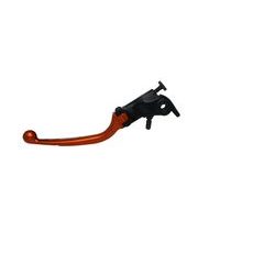 Adjustable folding lever ACCOSSATO LV015 in aluminium for original clutch master cylinders oranžna