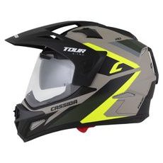 Motocross Helmet CASSIDA TOUR 2.0 X-TRA /black matt peak 2XL