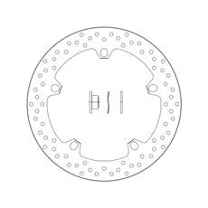 Zavorni disk BREMBO 168B407D6 fix