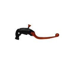 Adjustable folding lever ACCOSSATO LV018 in aluminium for Nissin radial brake master cylinder oranžna