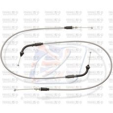 Throttle cables (pair) Venhill T01-4-138-GY featherlight siva