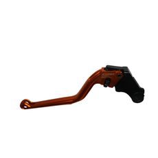 Clutch Lever ACCOSSATO ESH626 fixed CNC-worked aluminium, orange