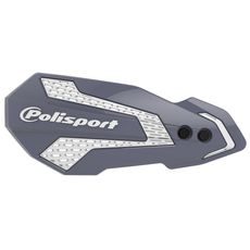 Handguard POLISPORT MX FLOW 8308200042 Grey/White with mounting system