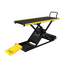 Motorcycle lift LV8 GOLDRAKE 400 FLOOR VERSION EG400E.Y with electro-hydraulic unit (black and yellow RAL 1021)